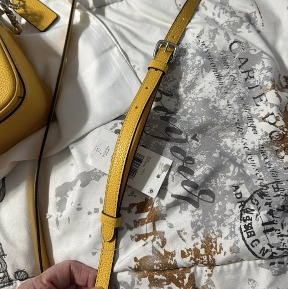 Coach Cassie 19 Vibrant Yellow Crossbody Bag - Picture 14 of 14